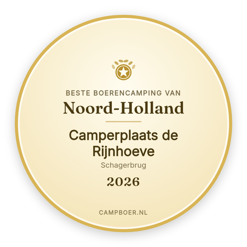 Winnaar Noord-Holland Camping van het Jaar 2026 - CampBoer.nl