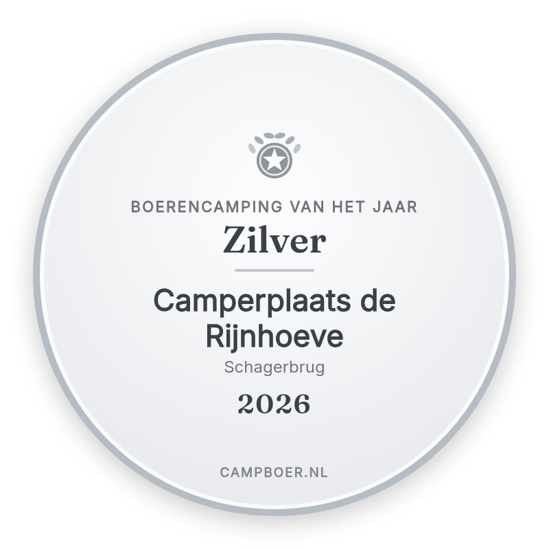 Zilver Camping van het Jaar 2026 - CampBoer.nl