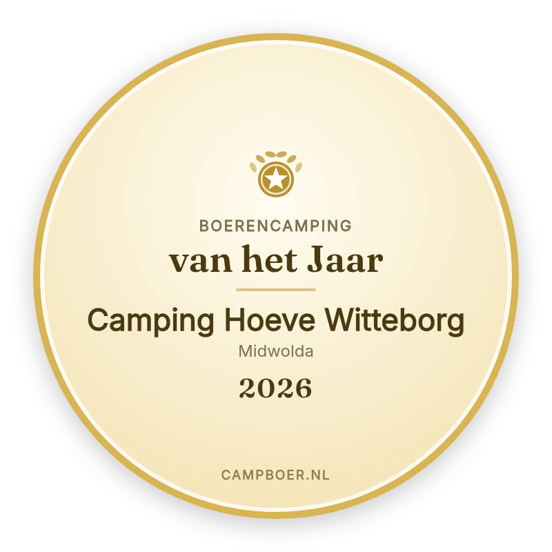 Goud Camping van het Jaar 2026 - CampBoer.nl