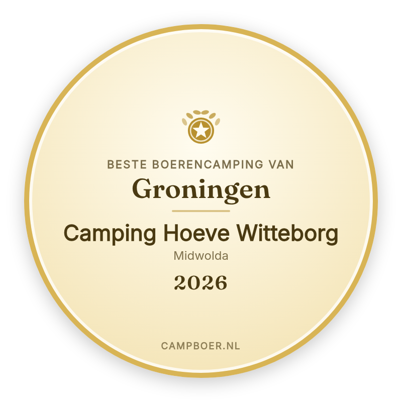 Winnaar Groningen Camping van het Jaar 2026 - CampBoer.nl
