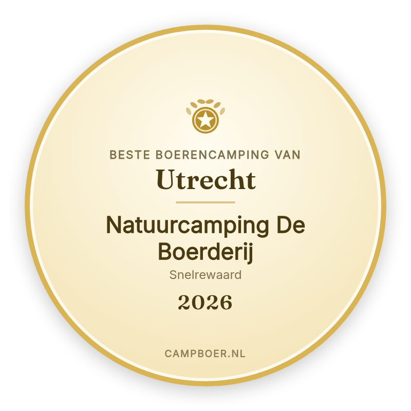 Winnaar Utrecht Camping van het Jaar 2026 - CampBoer.nl