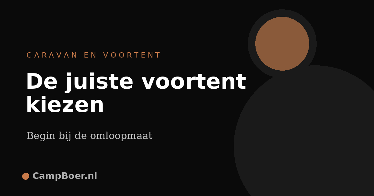 Afbeelding bij blog: Voortent kopen: zo bepaal je de omloopmaat, plus de bekendste merken