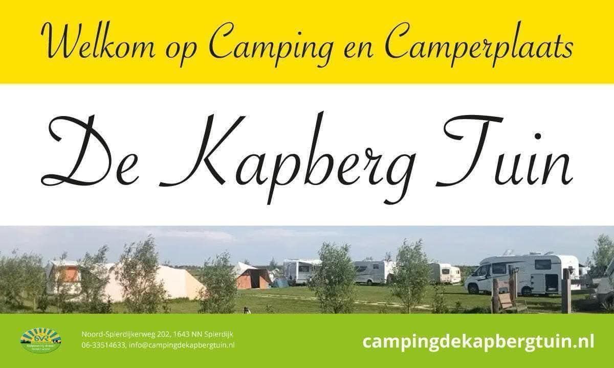 camping de kapberg tuin in Spierdijk