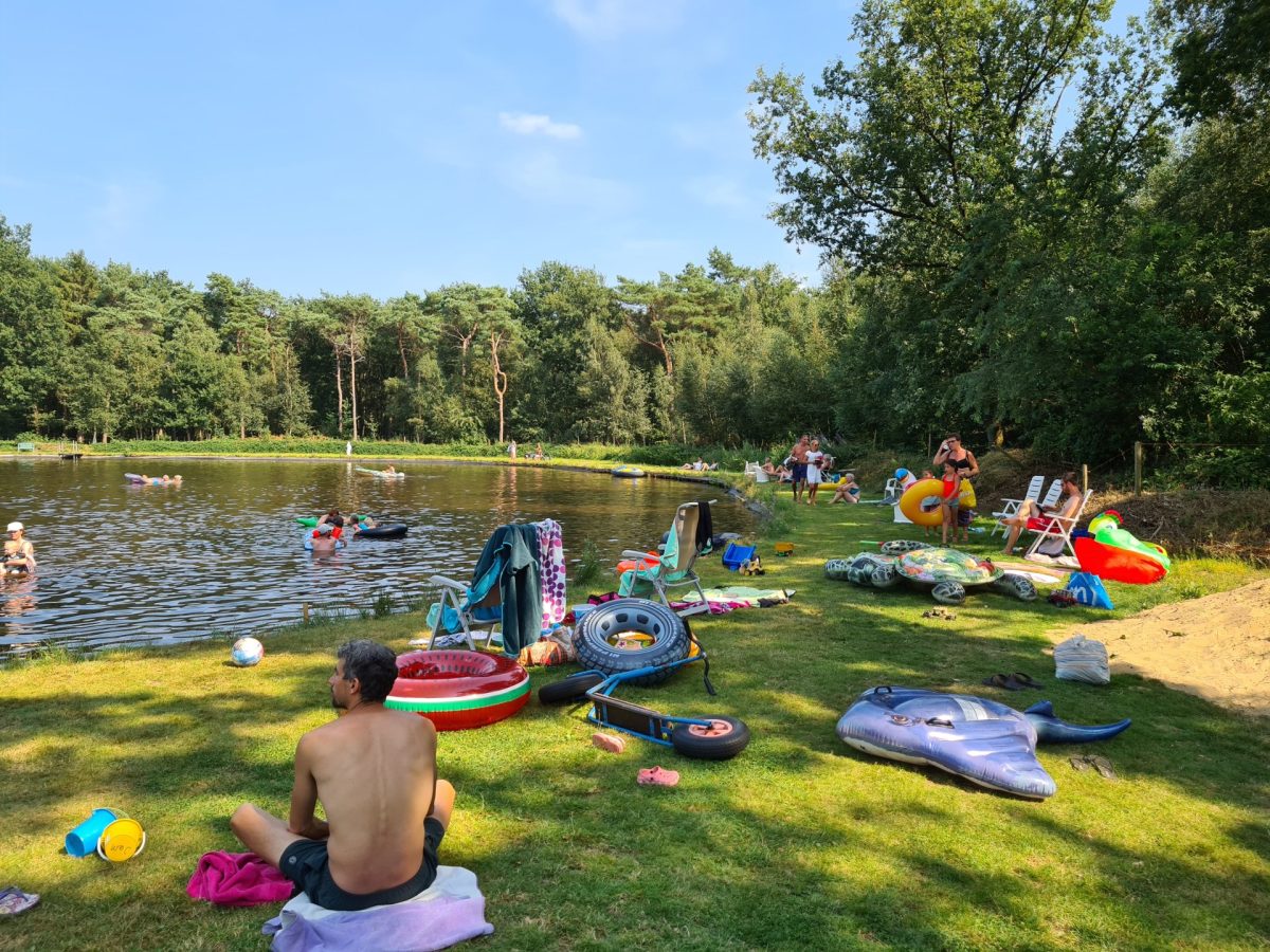 camping de bosrand in Spier